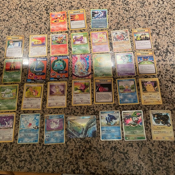 Set of Pokemon cards